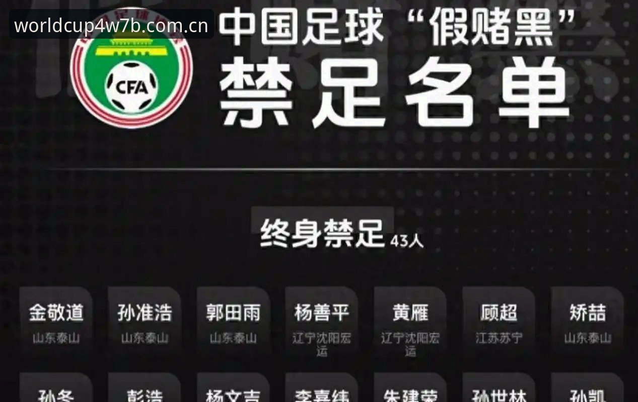 世界杯官方投注平台 中国足协第三批禁足名单详解:65名从业人员受罚,终身禁赛17人